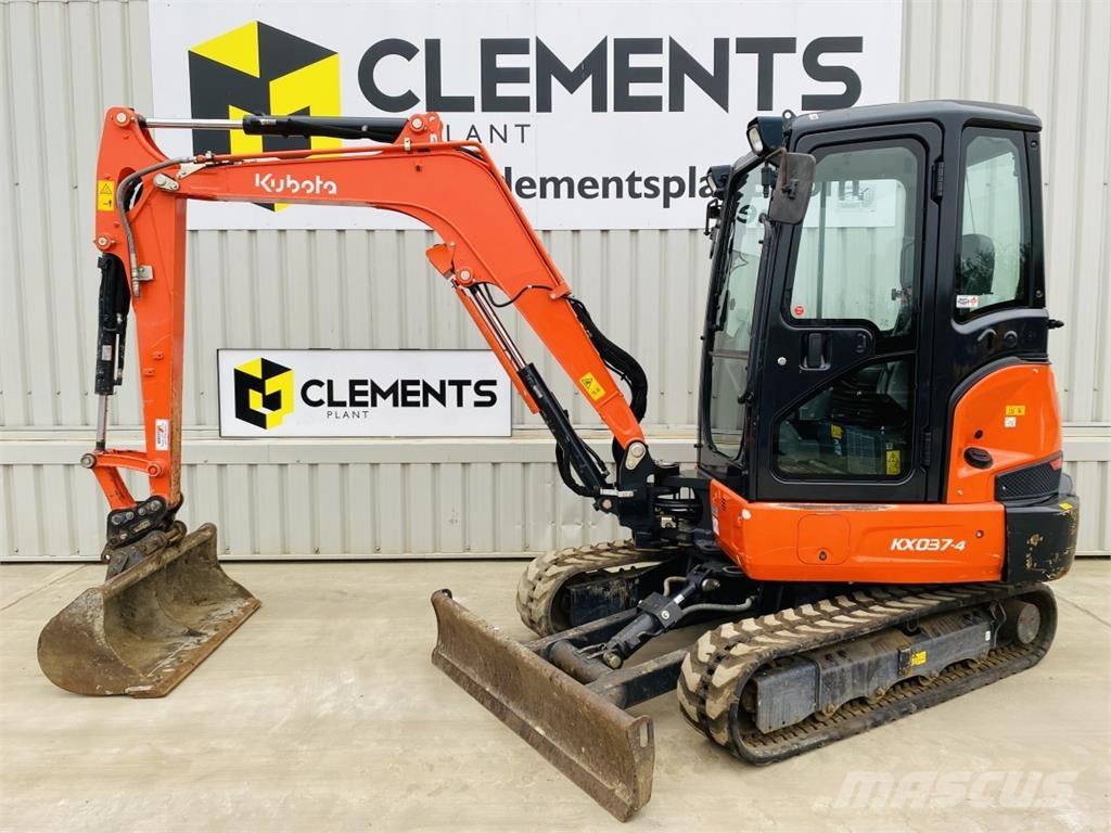 Kubota KX037-4 Мини екскаватори < 7 т