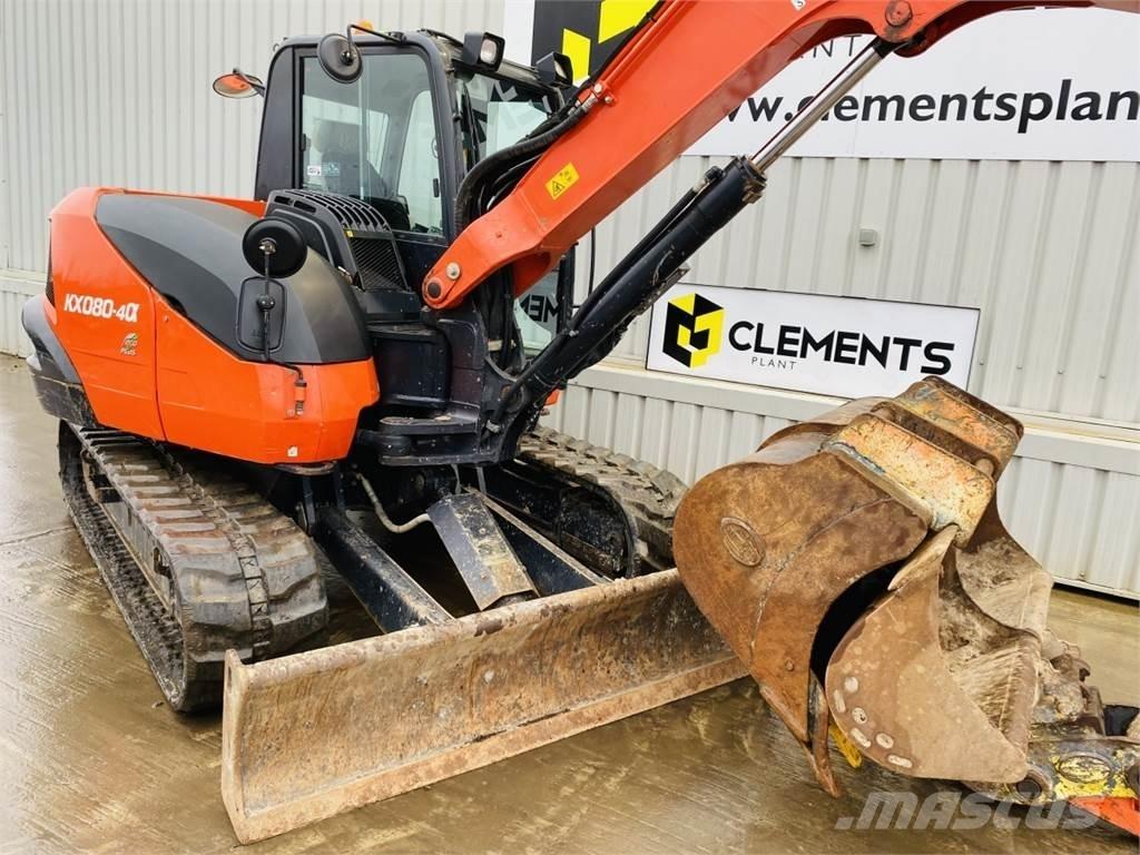 Kubota KX080-4a Средни екскаватори 7т - 12т