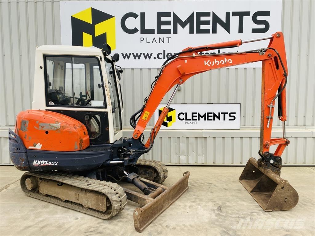 Kubota KX91-3a2 Мини екскаватори < 7 т
