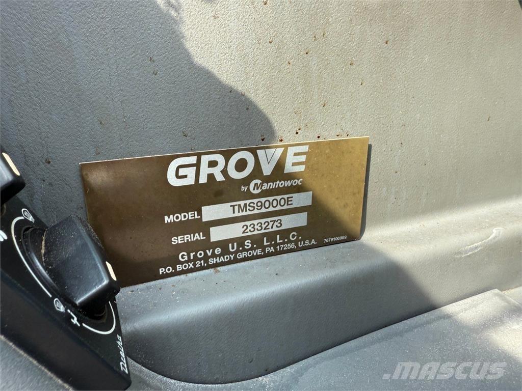 Grove TMS9000E Всъдеходни кранове