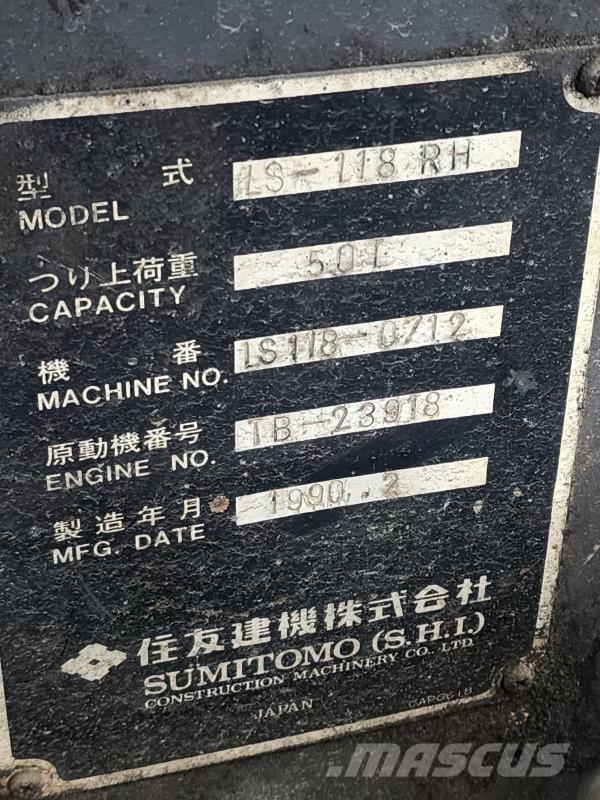 Sumitomo LS-118RH Верижни кранове
