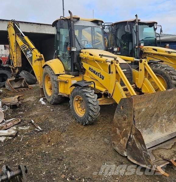 Komatsu WB 93 R Товарач със заден ексватор