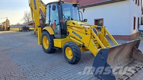 Komatsu WB 93 R Товарач със заден ексватор