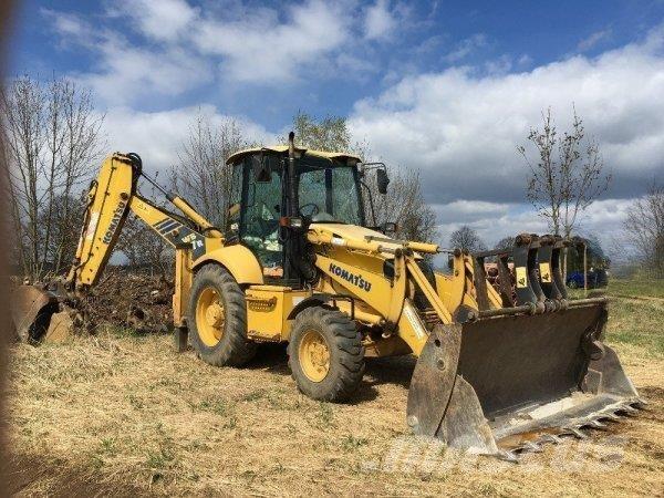 Komatsu WB 97 R2 Товарач със заден ексватор
