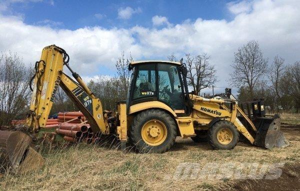 Komatsu WB 97 R2 Товарач със заден ексватор