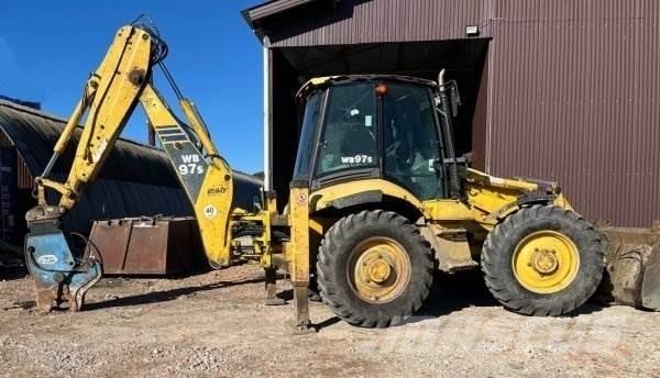 Komatsu WB 97S-2 Товарач със заден ексватор