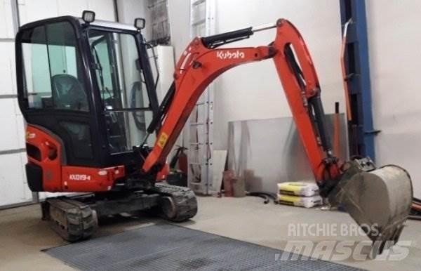 Kubota KX 019-4 Мини екскаватори < 7 т