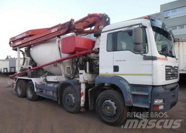 MAN TGA 35.410 +Sermac Бетонопомпи
