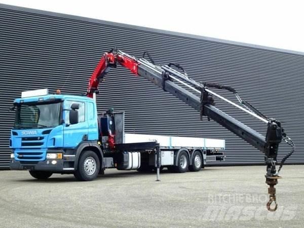 Scania P320 + Effer Автокранове