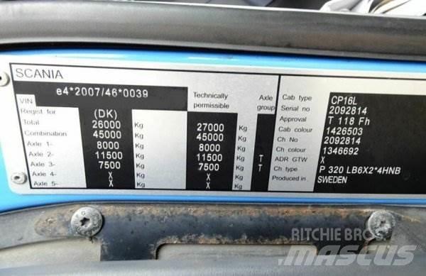 Scania P320 + Effer Автокранове