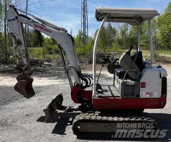Takeuchi TB 016 Мини екскаватори < 7 т