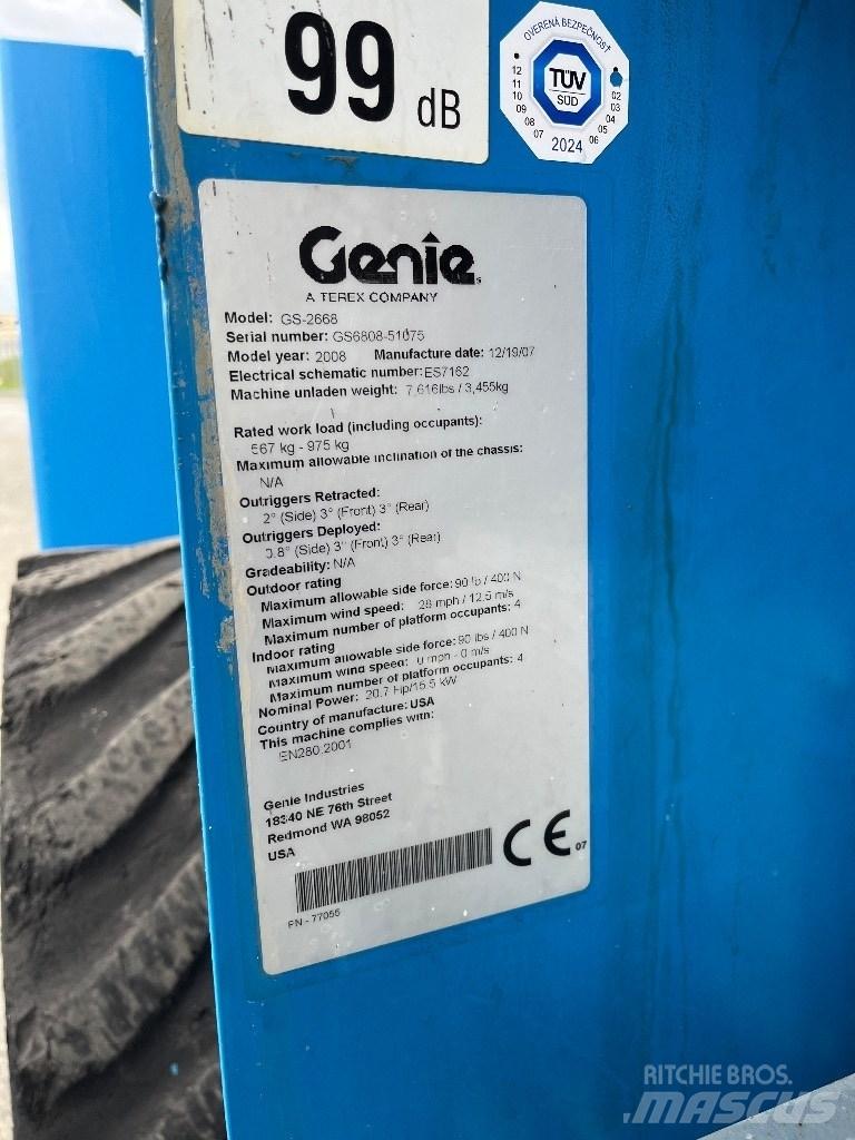 Genie GS 2668 RT Ножични работни платформи