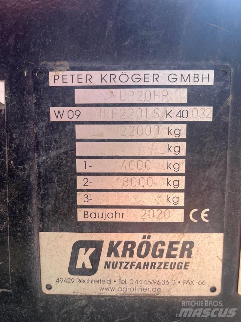 Kröger MUP 20 Ремаркета самосвални