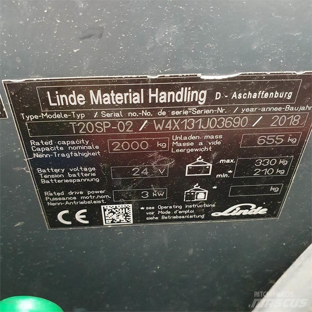 Linde T20SP-lang Нископовдигач