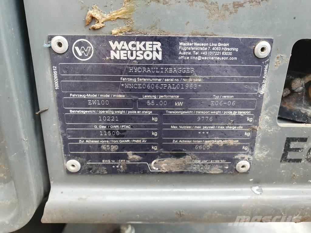 Wacker Neuson EW100 Колесни екскаватори