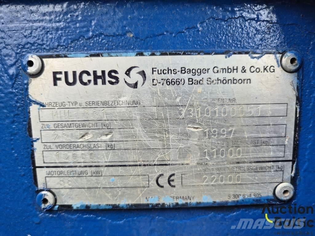 Fuchs MHL 331 Колесни екскаватори