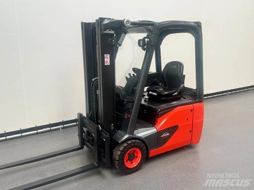 Linde 386 E 14-02 Електрически вилични кари-повдигачи