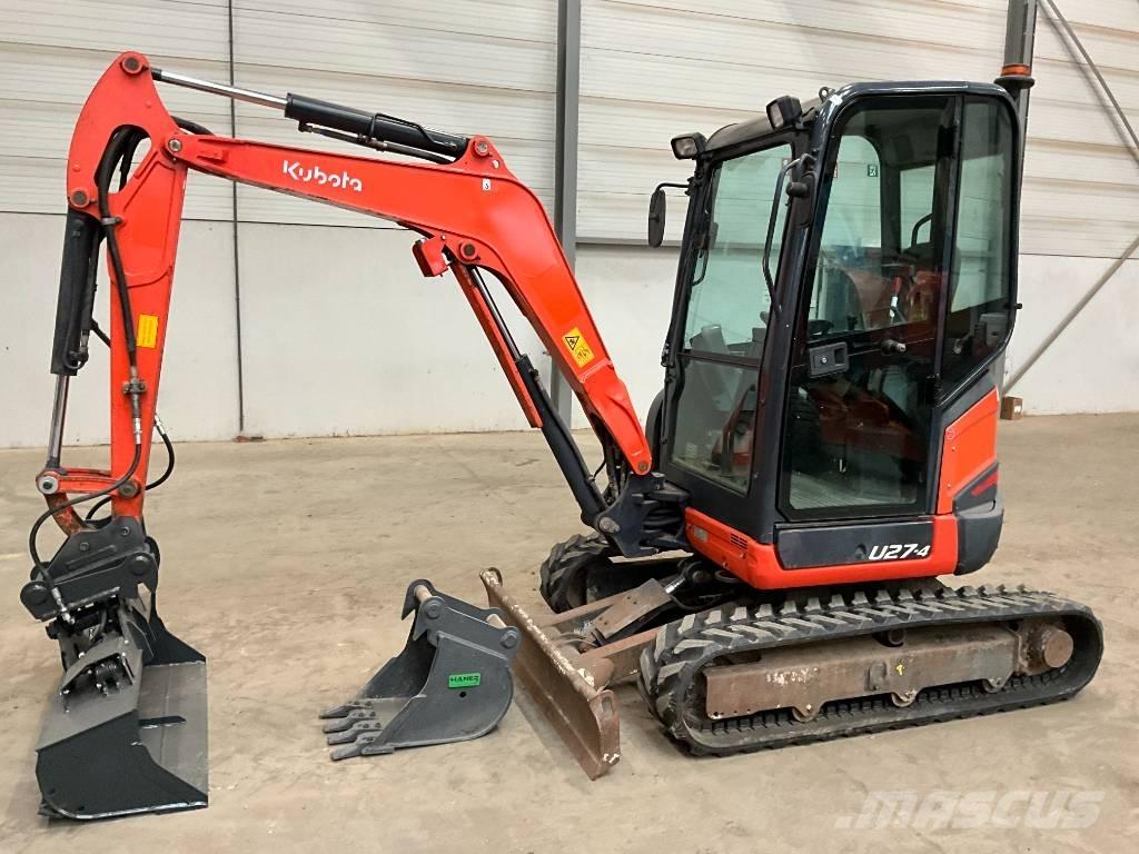 Kubota U 27-4 Мини екскаватори < 7 т
