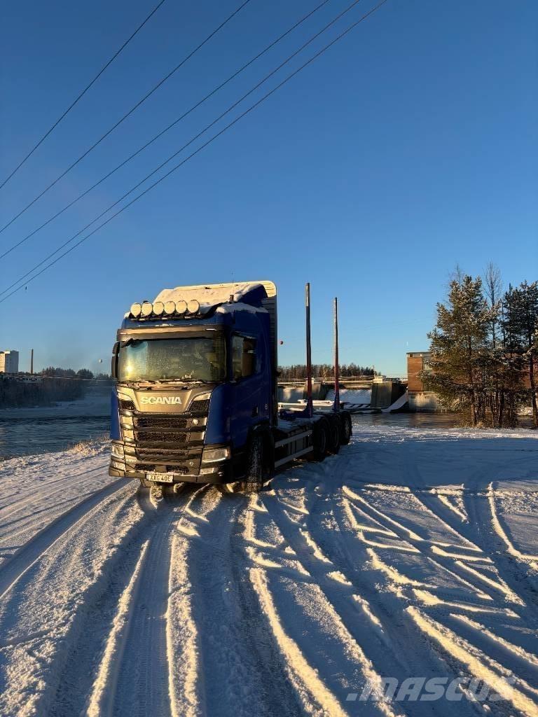 Scania R 650 За превоз на дървени трупи
