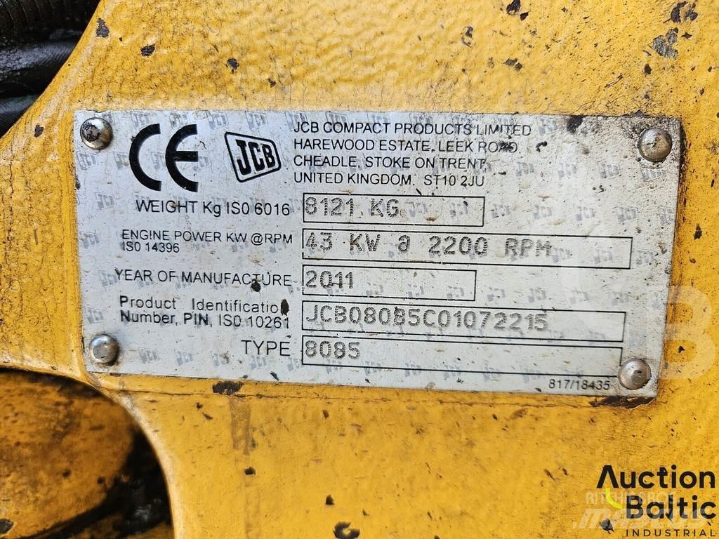 JCB 8085 Средни екскаватори 7т - 12т