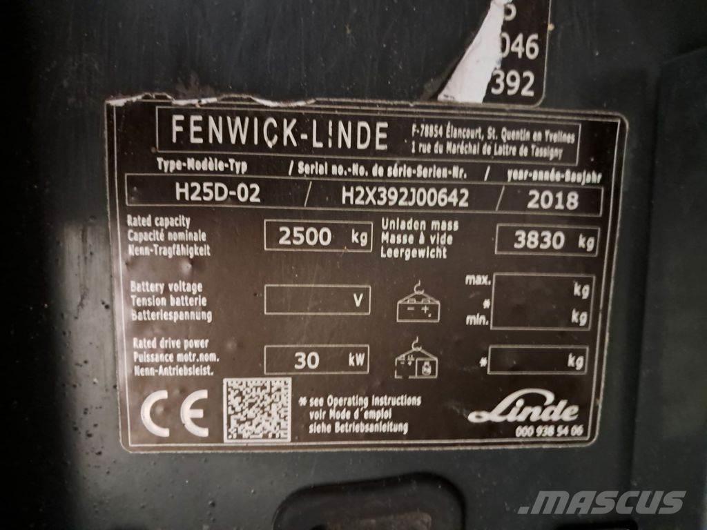 Linde H25D-02 Дизелови камиони