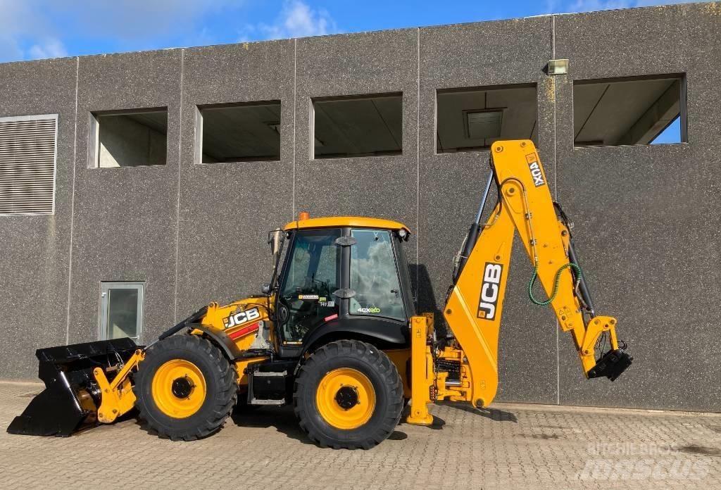 JCB 4 CX Товарач със заден ексватор