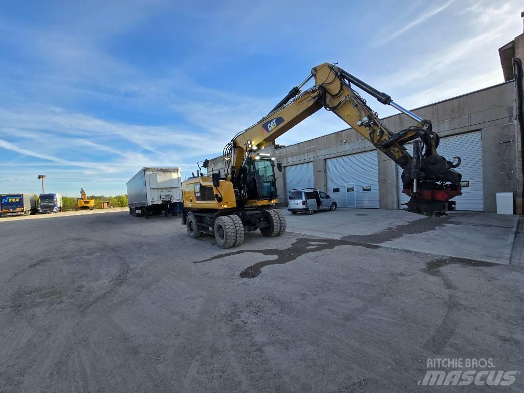 CAT 318 Колесни екскаватори