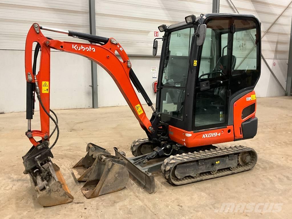 Kubota KX 019-4 Мини екскаватори < 7 т