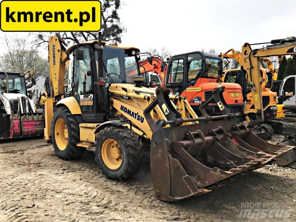 Komatsu WB97R Товарач със заден ексватор