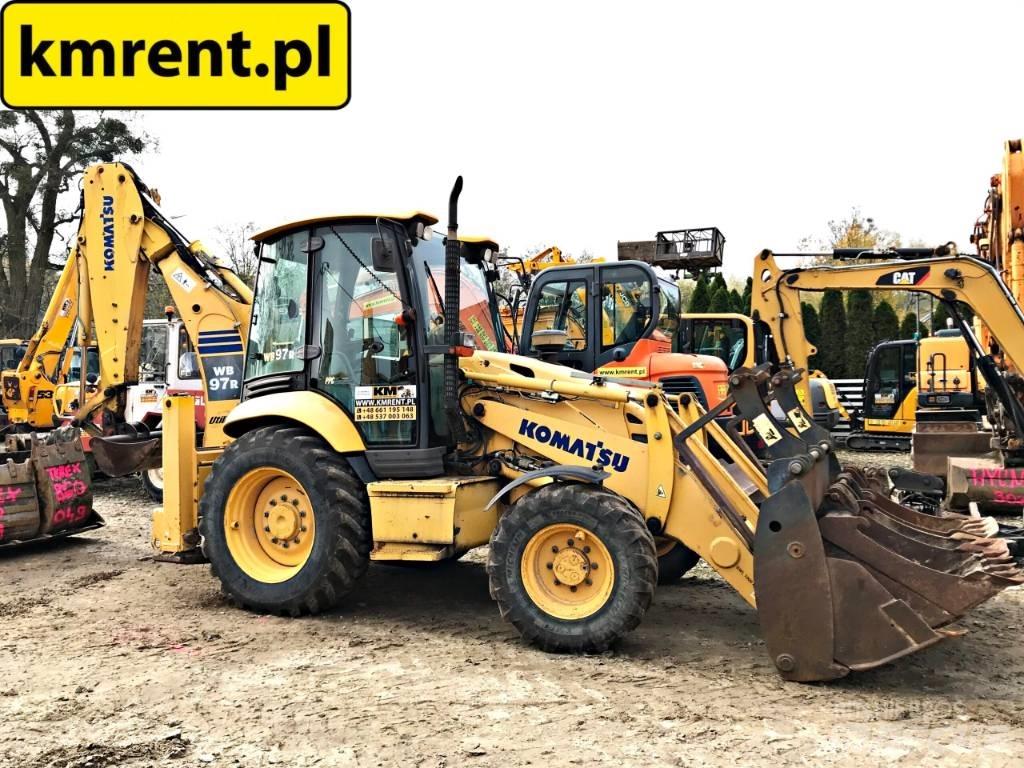 Komatsu WB97R Товарач със заден ексватор