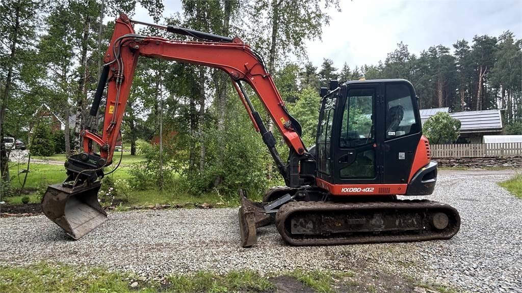 Kubota KX080 – 4a2 Мини екскаватори < 7 т