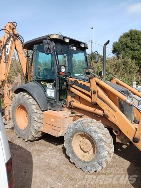 CASE 580 SR Plus Товарач със заден ексватор