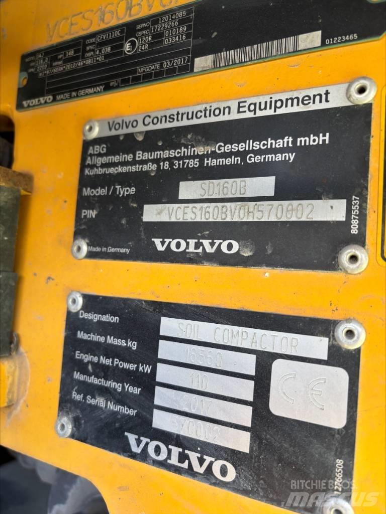 Volvo SD 160 B Еднобарабанни ролки
