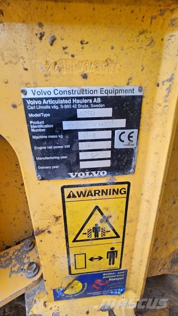 Volvo A 25 D Дъмпери/моторни превозни средства