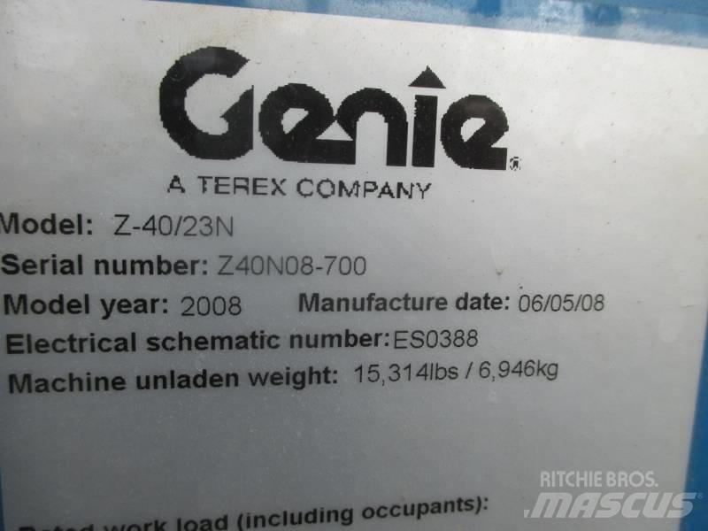 Genie Z 40/23 N Съчленени стрелови подемници
