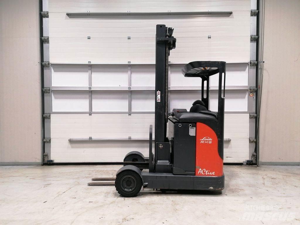 Linde R14G-12 Ретрак/ Високоповдигач с изместване на вилката напред