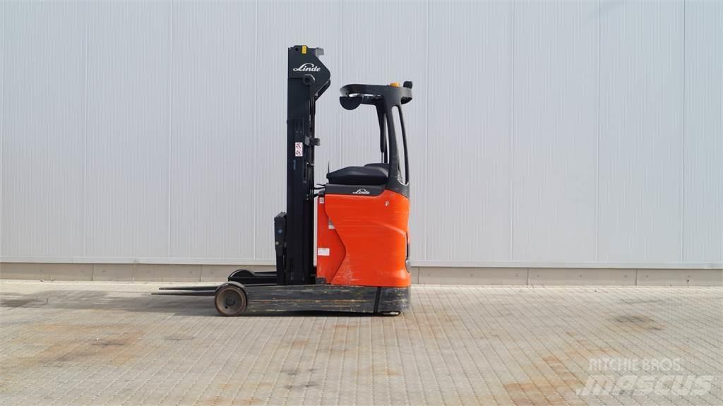 Linde R16 Ретрак/ Високоповдигач с изместване на вилката напред