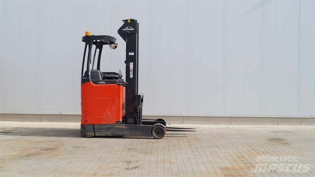 Linde R16 Ретрак/ Високоповдигач с изместване на вилката напред