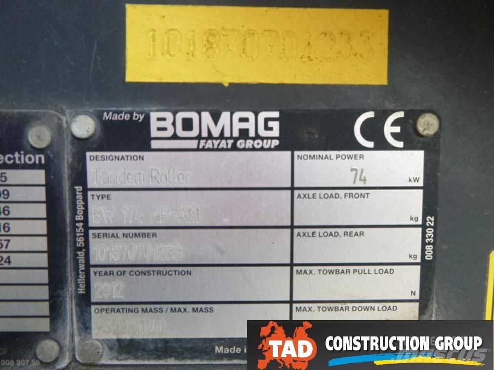 Bomag BW 174 AD AM Двойни барабанни ролки
