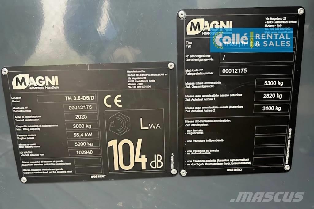 Magni TH 3.6 | 2025 Телескопични товарачи