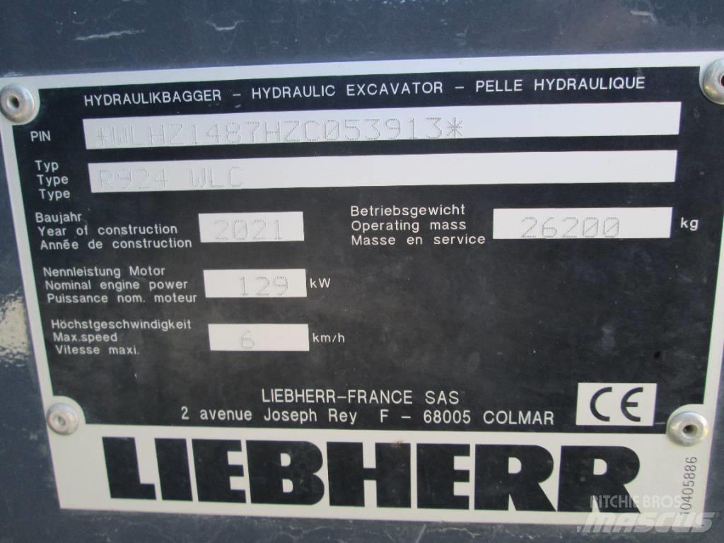 Liebherr R 924 G8 Верижен екскаватор