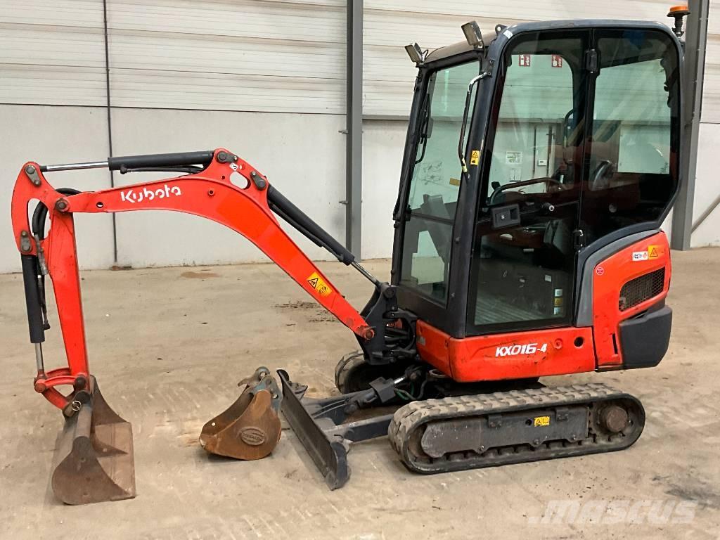 Kubota KX 016-4 Мини екскаватори < 7 т