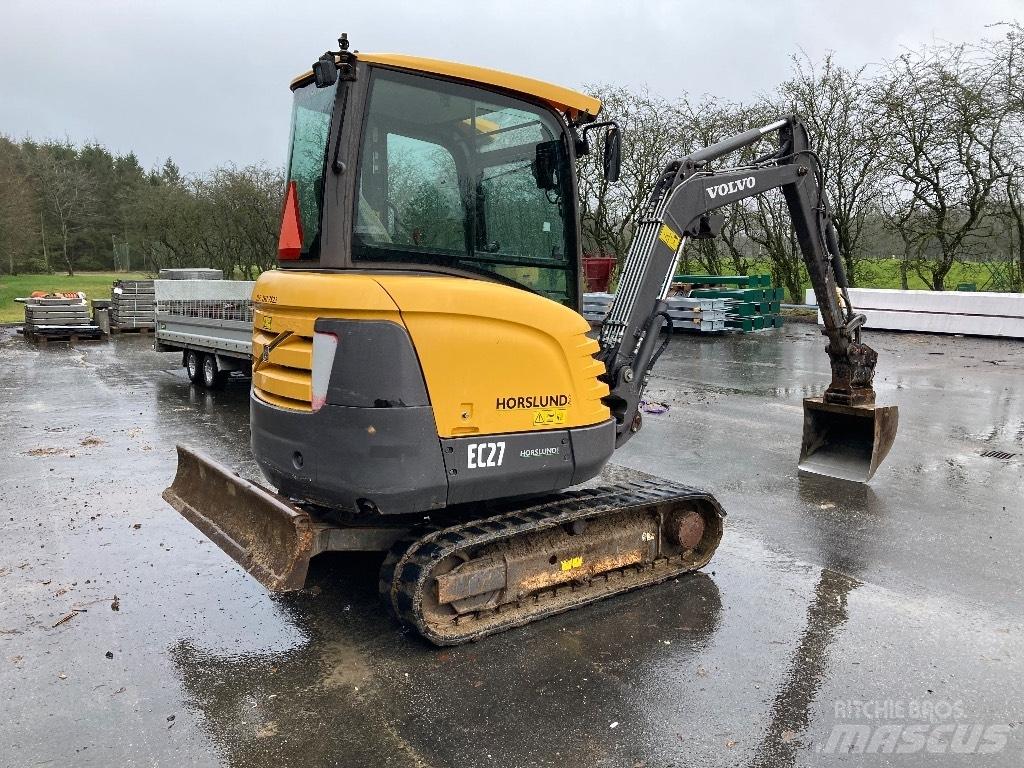 Volvo Ec27 Мини екскаватори < 7 т