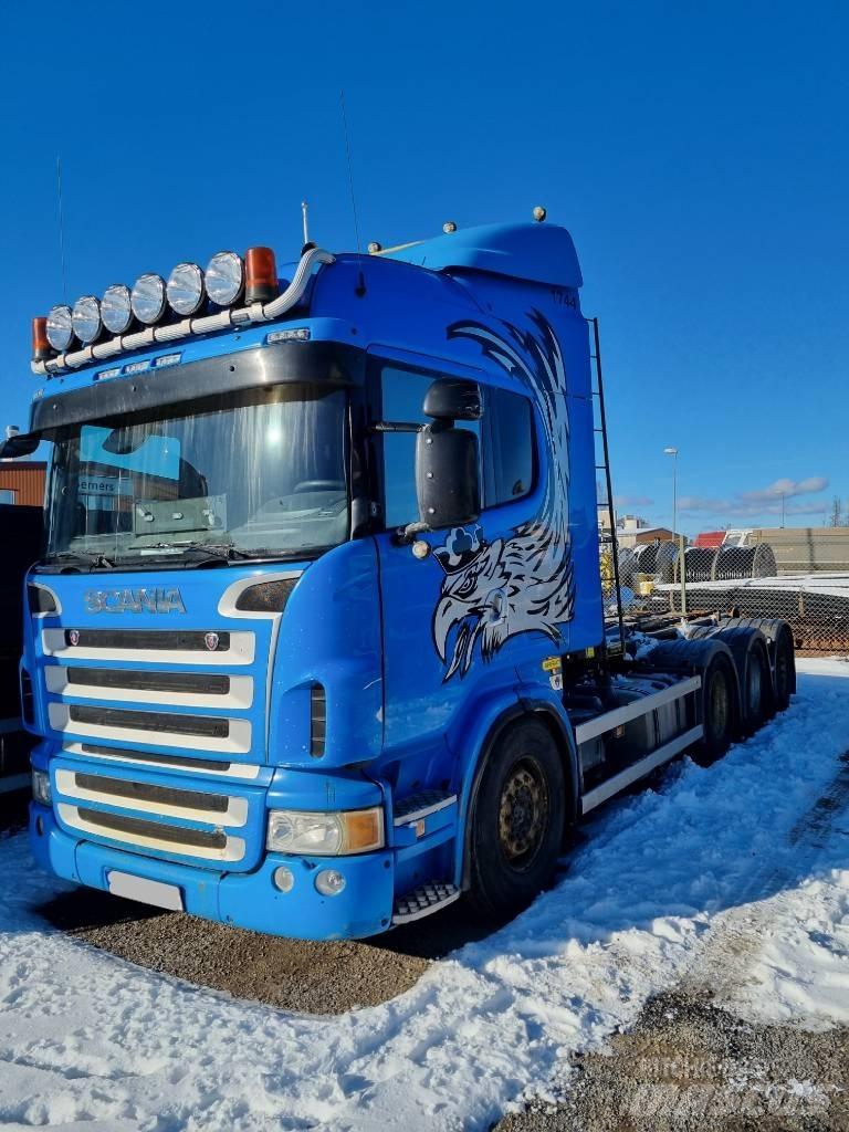 Scania R 500 LB 8X4 Камиони с кран с кука