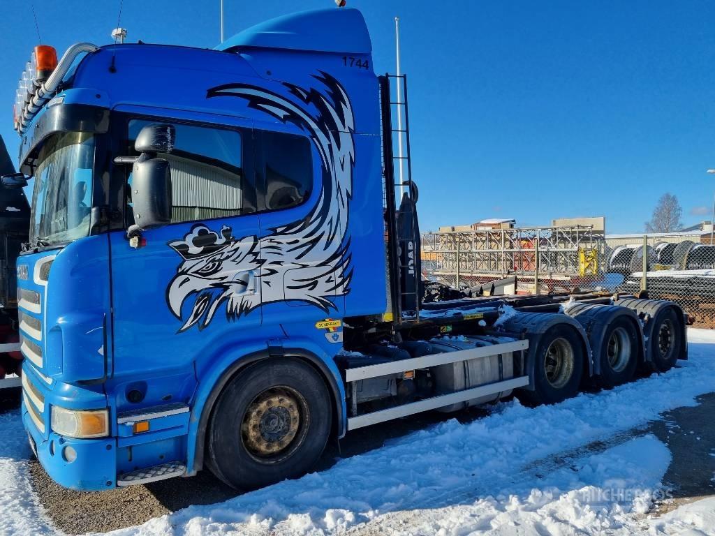 Scania R 500 LB 8X4 Камиони с кран с кука