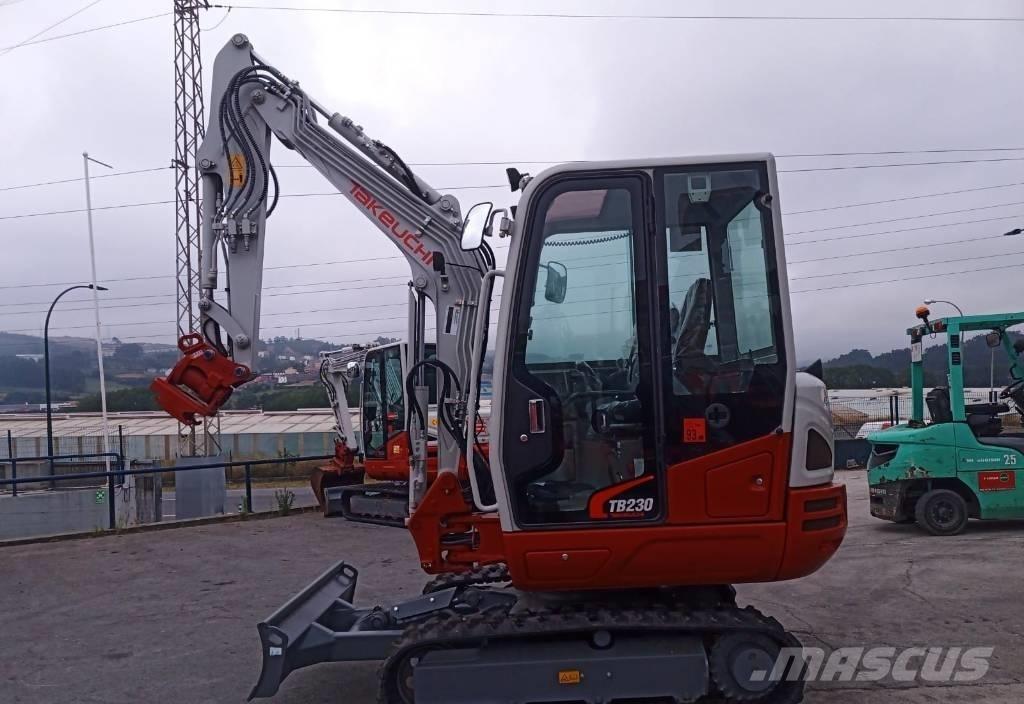 Takeuchi TB 230 Мини екскаватори < 7 т