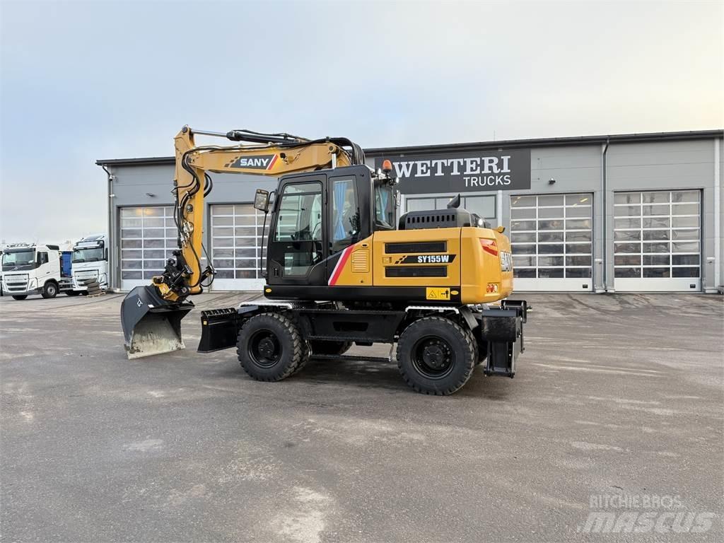 Sany SY155W Колесни екскаватори