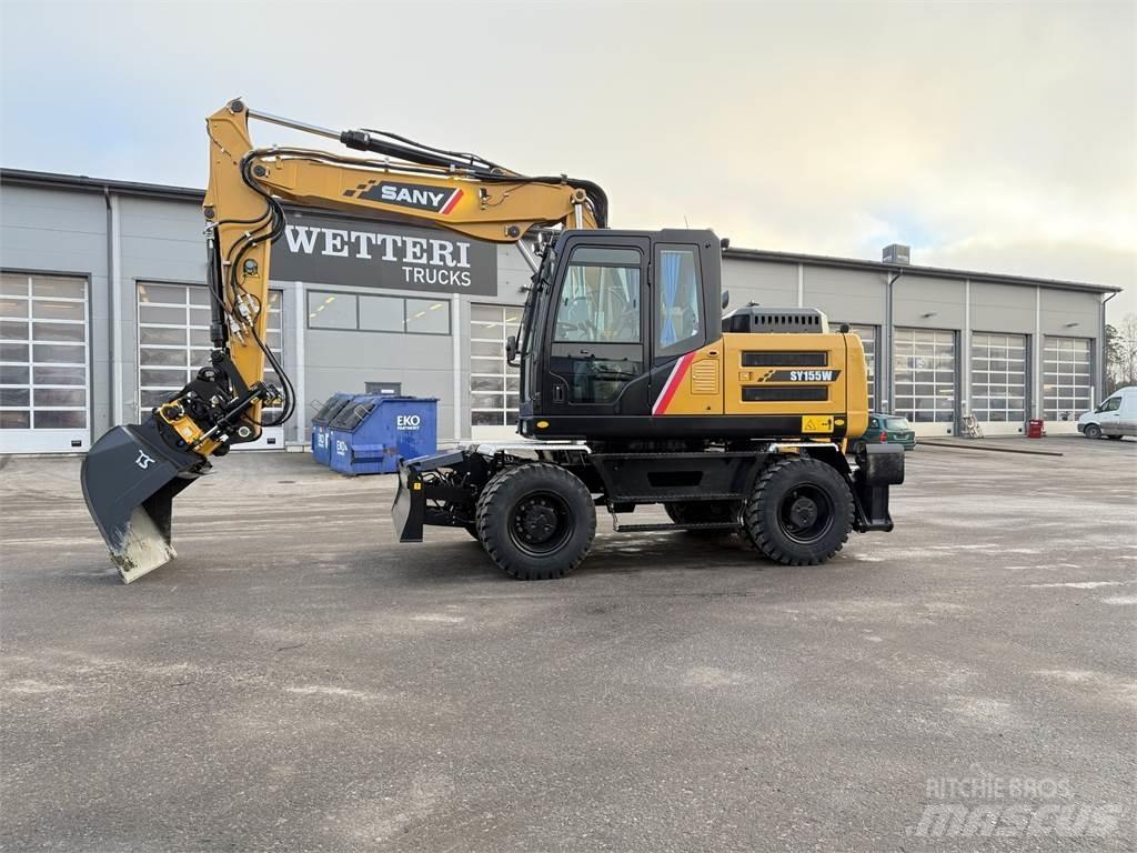 Sany SY155W Колесни екскаватори