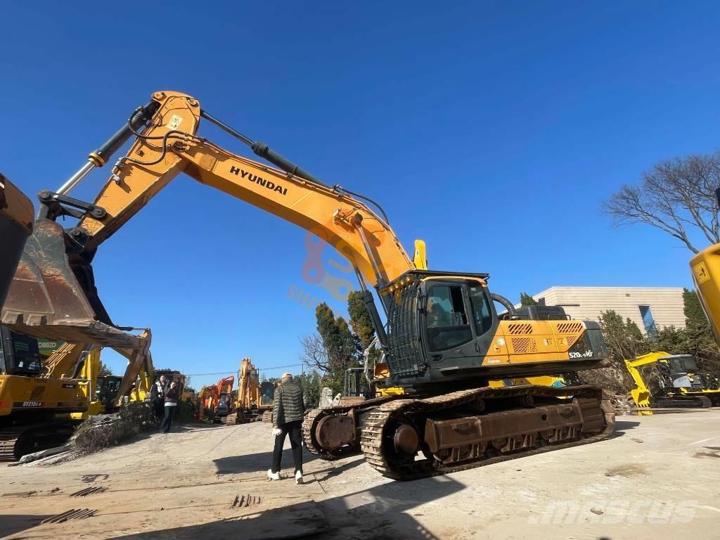 Hyundai Robex 520 VS Верижен екскаватор