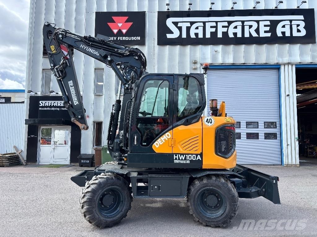 Hyundai HW100A Колесни екскаватори